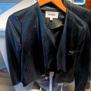 Faux leather jacket